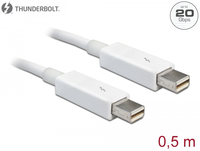 Delock Products 83165 Delock Thunderbolt™ 2 cable 0.5 m white