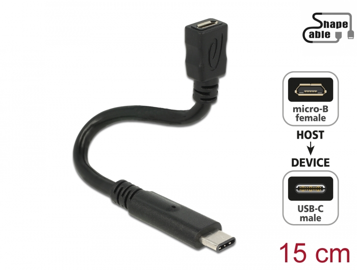 Delock Products 83929 Delock Cable USB 2.0 Micro-B female > USB