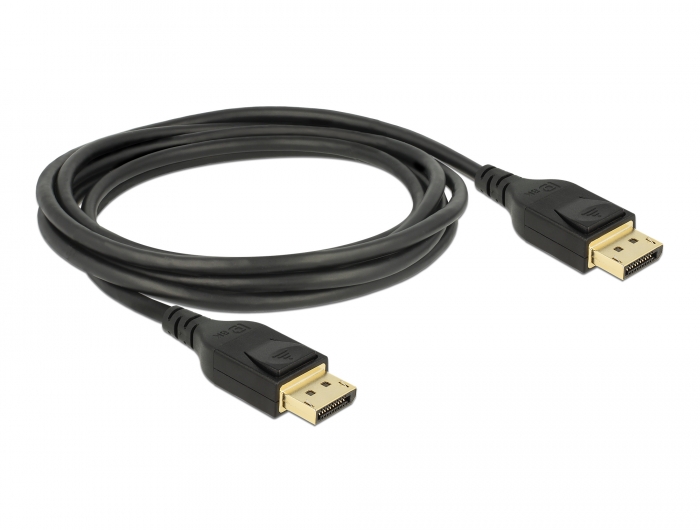 DeLOCK Câble DisplayPort - DisplayPort coudé 8K 60Hz - 3.0 m - 87151 