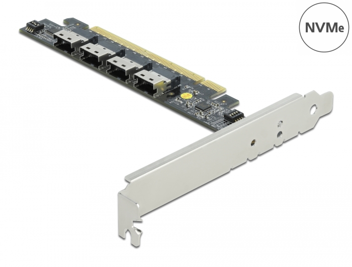 Delock Products 89030 Delock PCI Express x16 Card to 4 x internal SFF-8654  4i NVMe - Bifurcation