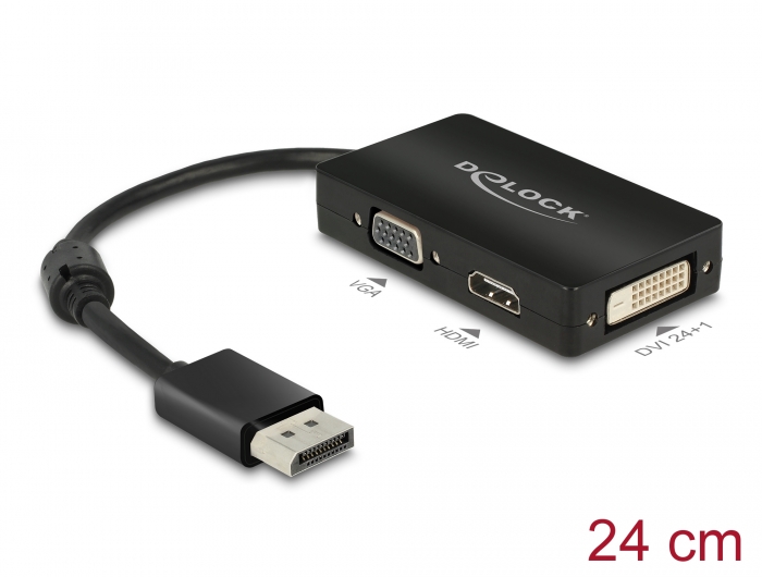 Delock Products 62656 Delock Adapter DisplayPort male > HDMI / DVI female Passive