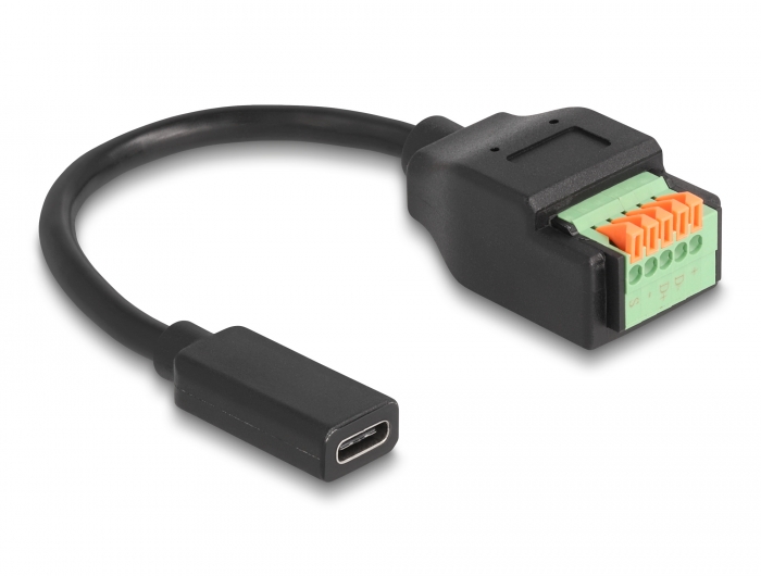 DELOCK 85326: Pole plug key a > USB 3.1 type C socket for
