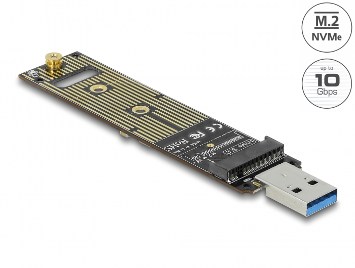 USB 3.1 Convertisseur Carte Carte Adaptateur pour NVME SATA Double