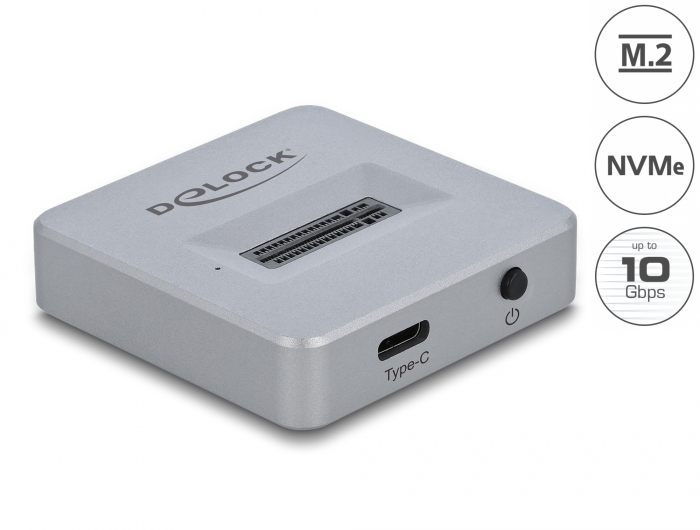 Products 64000 Delock Docking Station for M.2 PCIe with USB Type-C™ female