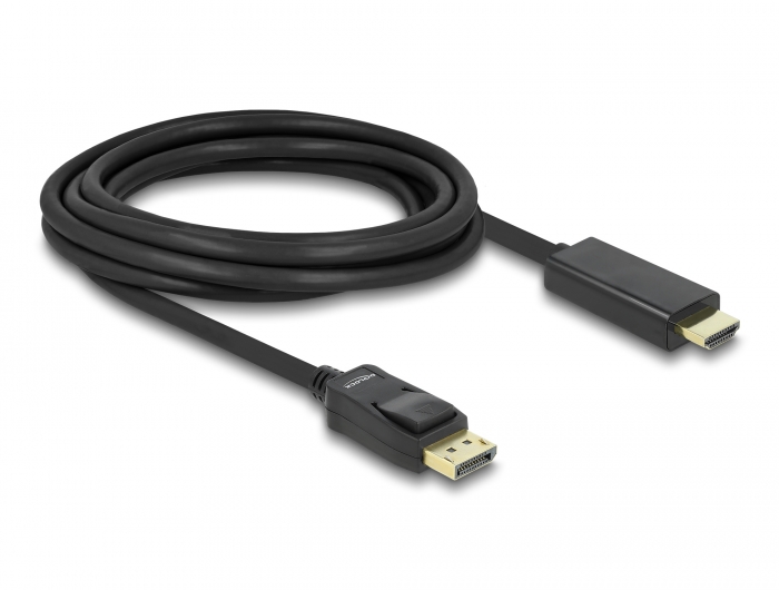 Delock Products 82435 Delock Cable DisplayPort 1.1 male > High Speed HDMI-A  male passive 3 m black
