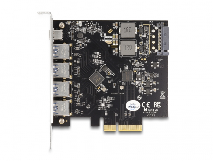 DeLock Carte PCI Express > 3 x externe + 1 x interne USB au meilleur prix  sur