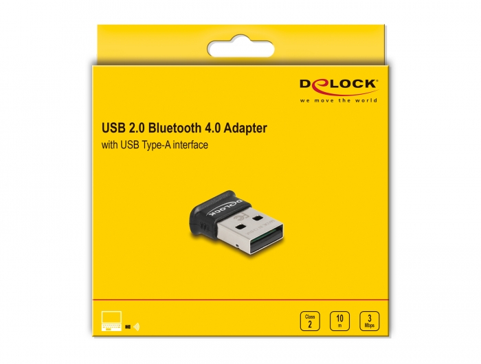 deleyCON USB Bluetooth Adapter Stick 