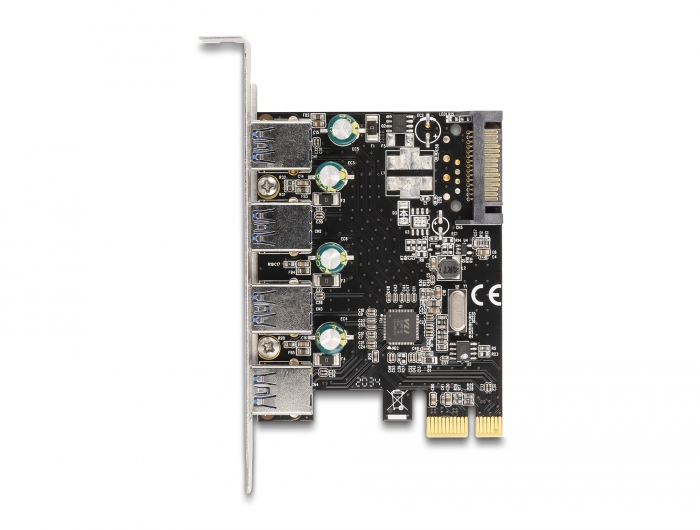 Delock Products 89297 Delock PCI Express x1 Card to 4 x external USB SuperSpeed 5 Gbps (USB 3.2 Gen 1)