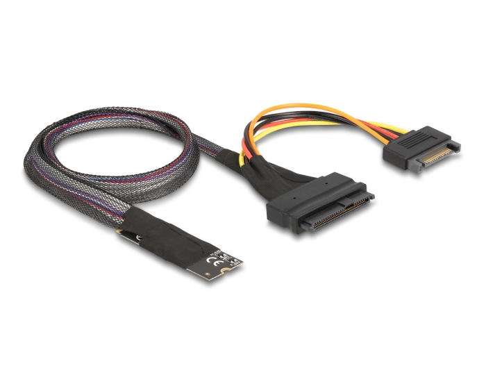 M.2 to U.2 NVME SSD Data Cable Adapter for Motherboard M.2 Slot & U.2  Interface