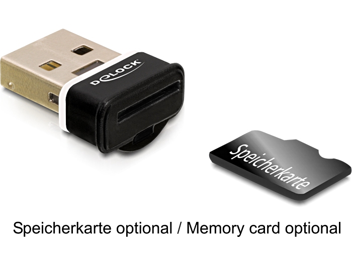 Delock Products 54273 Delock 2in1 USB 2.0 Nano Memory stick 4 GB + micro SD  Slot