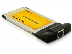 61611 Delock PCMCIA-adapter, CardBus till Gigabit LAN