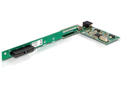 61737 Delock Adapter Super Slim  SATA 7+6 pin Buchse >  mini USB Buchse