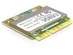 95893 Delock Mini PCI Express WLAN USB 2.0 half size 1 T 1 R 150 Mbps