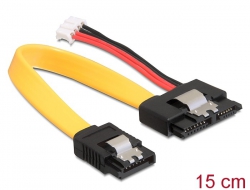 82660 Delock Cable SATA Slim 13 pin female > SATA 7 pin + 5V