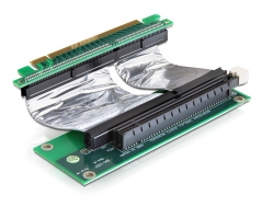 41800 Delock Riser Karte PCI Express x16 mit flexiblem Kabel rechts gerichtet