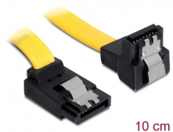 82818 Delock Cable SATA 6 Gb/s up/down metal 10 cm