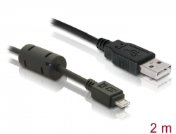 82332 Delock Cable USB2.0 -A male to USB- micro A male 2m