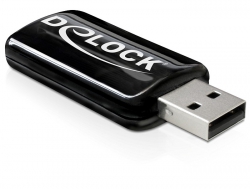 88540 Delock Llave LAN inalámbrica USB 2.0 de doble banda y 300 Mb/s
