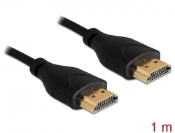 83135 Delock Cable High Speed HDMI with Ethernet A- male / male Slim 1 m