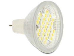 46295 Delock Lighting MR11 LED Leuchtmittel 2,0 W warmweiß 27 x SMD Glasabdeckung