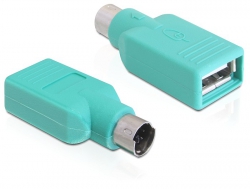 65321 Delock Adapter USB-A female > PS/2 male