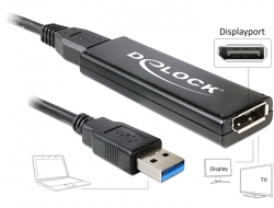 62404 Delock Adaptateur USB 3.0 sur DisplayPort 1.1 