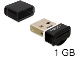 54271 Delock 2in1 USB 2.0 Nano Memory stick 1 GB + micro SD Slot