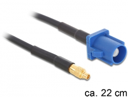 88470 Delock Antenna Cable FAKRA-C Plug > MMCX Plug 220 mm 