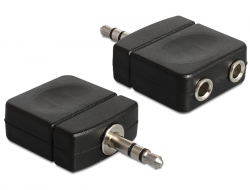 84306 Delock Adapter Audio 3.5 mm  Stereo Plug  > 2 x 3.5 mm Stereo Jack