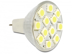 46338 Delock Lighting MR11 LED illuminant 2.4 W cool white 12 x SMD