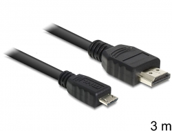 83296 Delock Cable MHL male > High Speed HDMI male 3 m