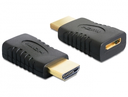 65262 Delock Adapter High Speed HDMI - A Stecker zu C Buchse