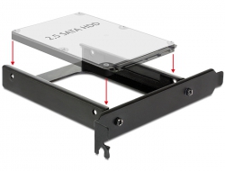 18206 Delock Szerelőkeret 1 x 2.5″-es HDD PC bővítőnyílásba szereléséhez