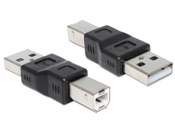 65477 Delock Adapter USB A Stecker > USB B Stecker