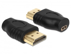 65507 Delock Adapter HDMI Micro-D female > HDMI-A male