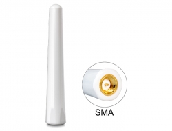 88423 Delock GSM / UMTS Antenna SMA 0 dBi Omnidirectional Fixed White