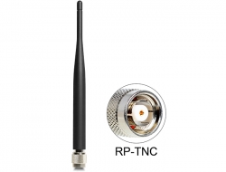 88462 Delock  WLAN Antenna RP-TNC 802.11 ac/a/h/b/g/n 2 dBi Omnidirectional Fixed Black