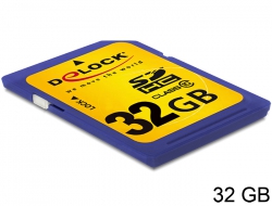 55745  Delock Tarjeta de memoria SDHC 32 GB Clase 10