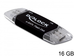 54229 Delock Power Over eSATA + USB Memory stick 16GB