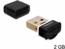 54272  Delock 2in1 USB 2.0 Nano Speicherstick 2 GB + micro SD Slot
