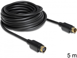 85004 Delock S-Video Extension cable 1 x 4 pin male > 1 x 4 pin female 5 m