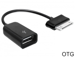 83156 Delock Kabel Samsung 30 pin samec > USB-A samice OTG 14 cm