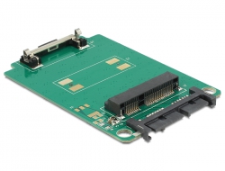 62520 Delock Convertidor de 1.8″ Micro SATA de 16 contactos > mSATA tamaño completo