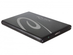 42523 Delock Carcasa externa de 2.5″ para unidad de disco duro SATA > USB 3.0 (disco duro de hasta 7 mm)