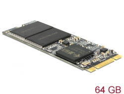 54618 Delock M.2 NGFF SATA 6 Gb/s SSD 64 GB 60 mm