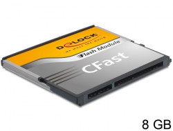 54558 Delock SATA 6 Gb/s CFast Flash Card 8 GB wide temperature range