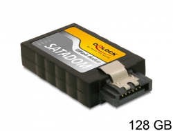 54570 Delock SATA 6 Gb/s Flash Modul 128 GB Vertikal erweiterter Temperaturbereich