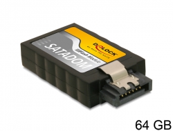 54569 Delock SATA 6 Gb/s Flash Modul 64 GB Vertikal erweiterter Temperaturbereich