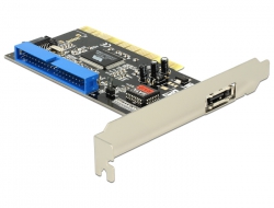 70156 Delock PCI Raid Controller >  1x eSATA, 1x SATA, 1x IDE