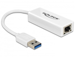 62417 Delock Προσαρμογέας USB 3.0 > Gigabit LAN 10/100/1000 Mbps